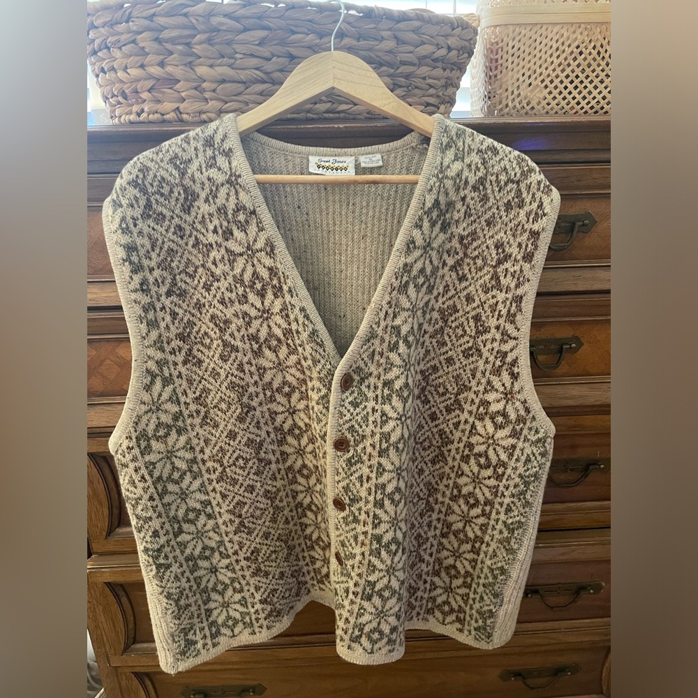 Great Jones vintage wool sweater vest
